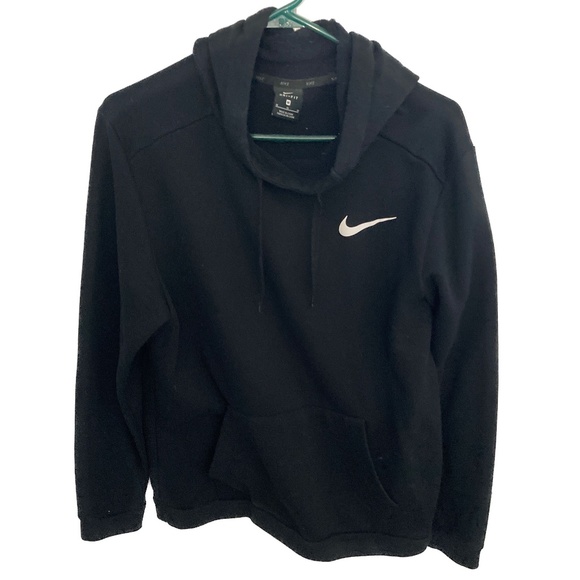 Nike Dri-Fit Hooded Sweatshirt, Men's Medium, Black - Picture 1 of 5